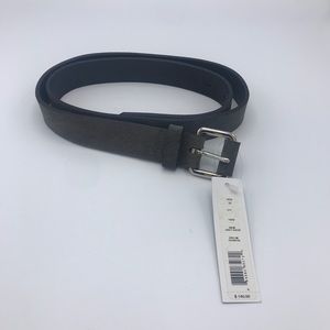 THEORY NWT Women’s Gray Suede Leather Belt 37”
